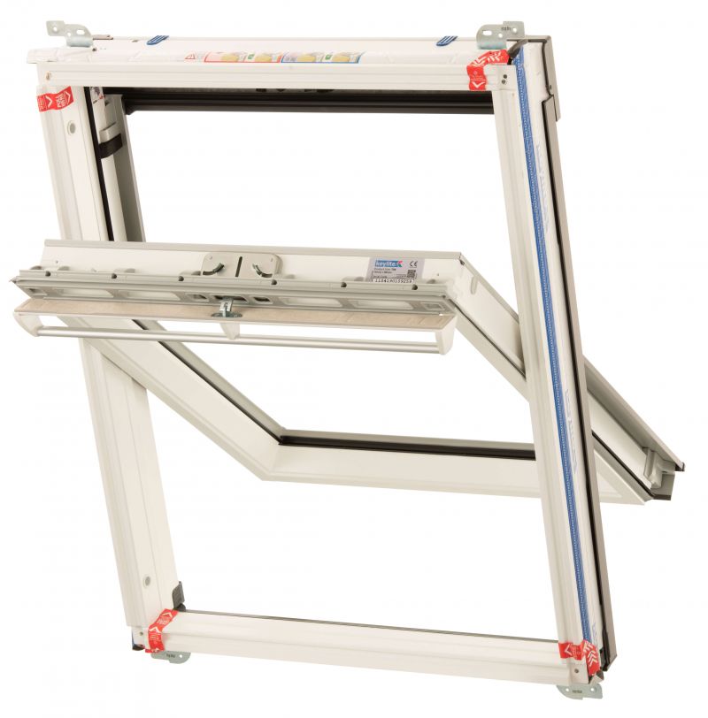 Keylite White Painted Pine Centre Pivot Roof Windows Hi Therm